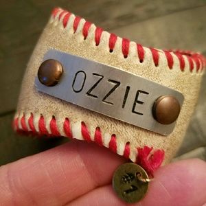 Vintage Ozzie Smith Baseball Bracelet